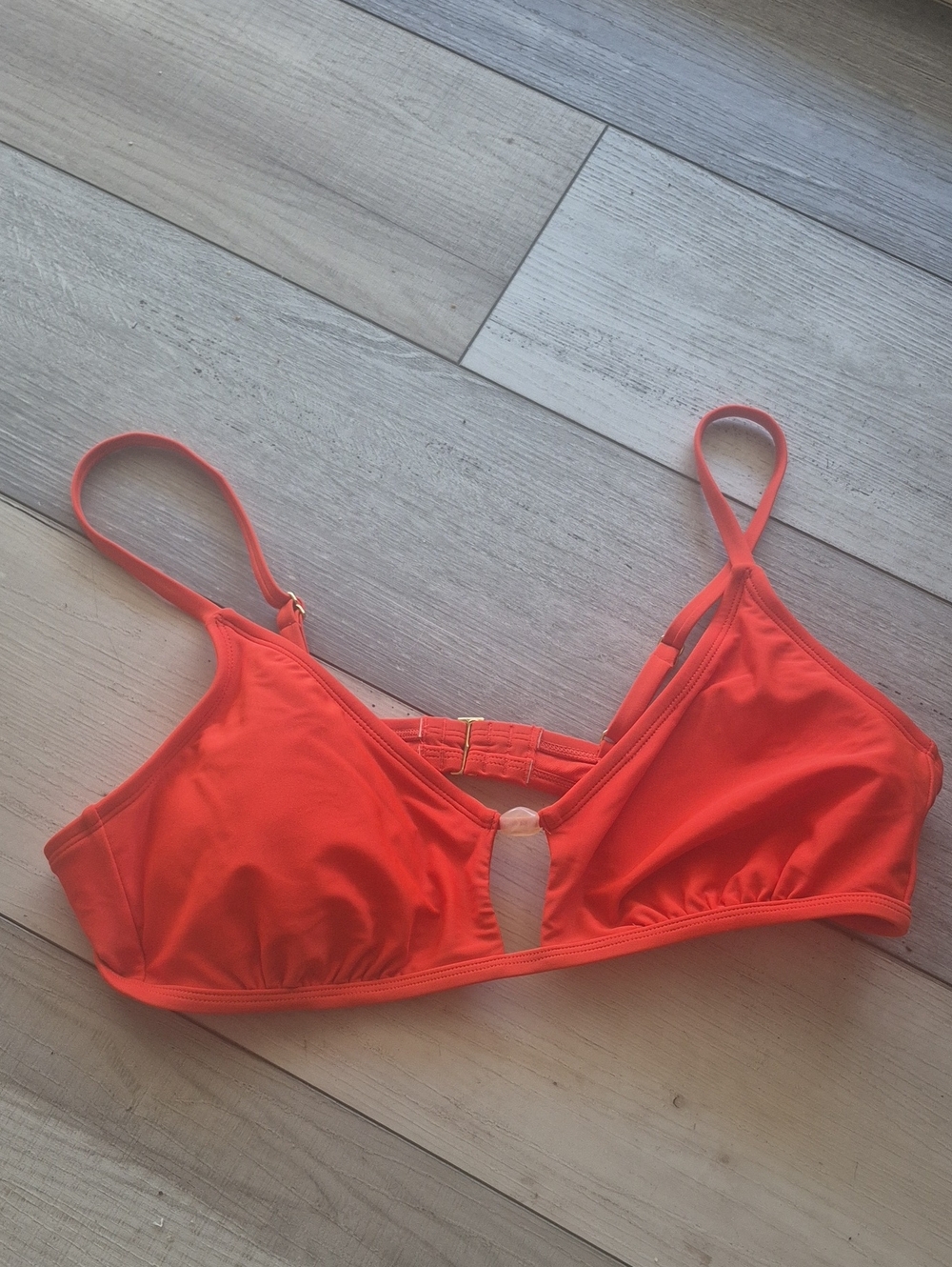 Coral  Orangest  Bikini Top XL